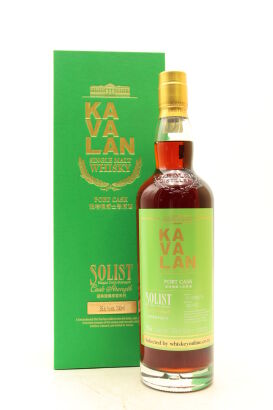 (1) Kavalan Solist Port Cask Single Malt Taiwanese Whisky, 58.6% ABV (GB)