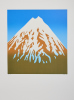MICHAEL SMITHER Mount Taranaki (Pink and Blue)