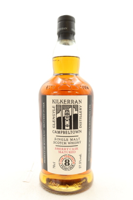 (1) Glengyle Distillery Kilkerran Sherry Cask Matured Cask Strength 8 Year Old 2023 Release Single Malt Scotch Whisky, 57.5% ABV