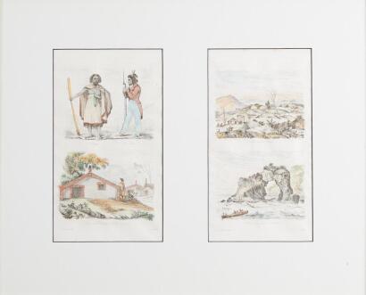 Depictions of Māori Life by Louis Auguste de Sainson