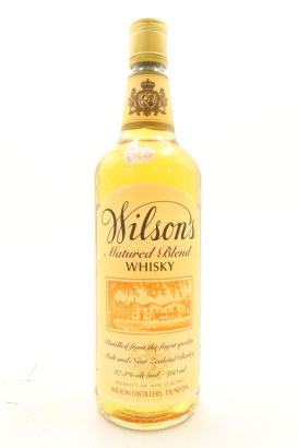 (1) Wilson's Matured Blend Blended New Zealand Whisky, 37.5% ABV, 750ml