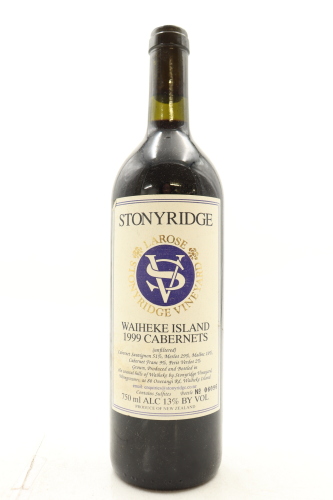 (1) 1999 Stonyridge Vineyard Larose, Waiheke Island