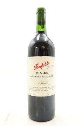 (1) 2000 Penfolds Bin 407 Cabernet Sauvignon, South Australia