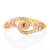 22ct Yellow Gold, Ruby / Diamond / Emerald Bracelet