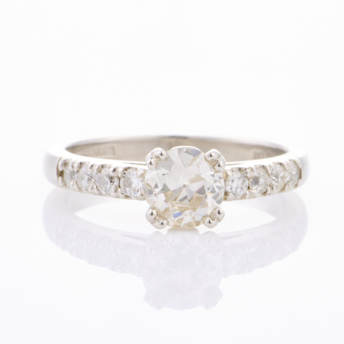 Platinum, Modern, 1.32ct Diamond Ring by Sutcliffe