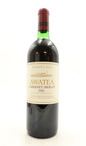 (1) 1985 Te Mata Estate Awatea Cabernets Merlot, Hawke's Bay