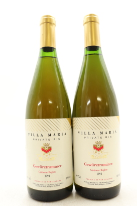 (2) 1994 Villa Maria Private Bin Gewurztraminer, Gisborne