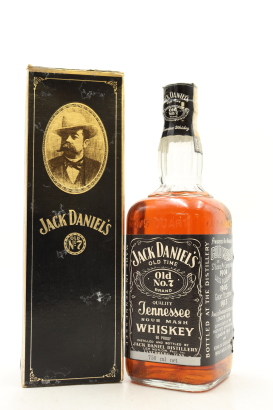 (1) Jack Daniel's Black Label Old No.7 Brand Sour Mash Tennessee Whiskey, 45% ABV, 750ml, Circa 1970s (GB)