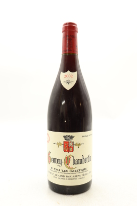 (1) 2002 Domaine Armand Rousseau Pere et Fils Les Cazetiers, Gevrey-Chambertin Premier Cru [JR17]