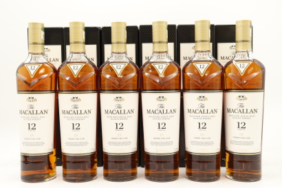 (6) The Macallan Sherry Oak Cask 12 Year Old Single Malt Scotch Whisky, 40% ABV