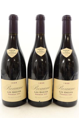 (3) 1999 Domaine de la Vougeraie Les Greves, Beaune Premier Cru