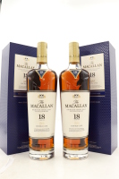 (2) The Macallan 18 Year Old Double Cask Single Malt Whisky, 43% ABV