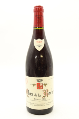 (1) 2002 Domaine Armand Rousseau Pere et Fils Clos de la Roche Grand Cru, Cote de Nuits [JR18.5]