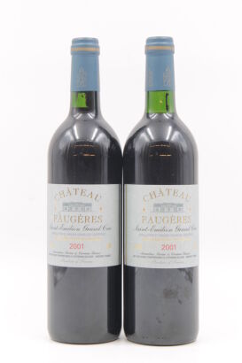 (2) 2001 Chateau Faugeres, Saint Emilion Grand Cru