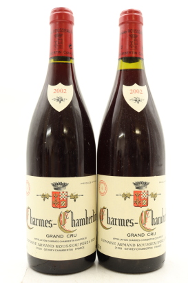 (2) 2002 Domaine Armand Rousseau Pere et Fils Charmes-Chambertin Grand Cru, Cote de Nuits [JR16]