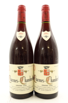 (2) 2001 Domaine Armand Rousseau Pere et Fils Charmes-Chambertin Grand Cru, Cote de Nuits [JR17]