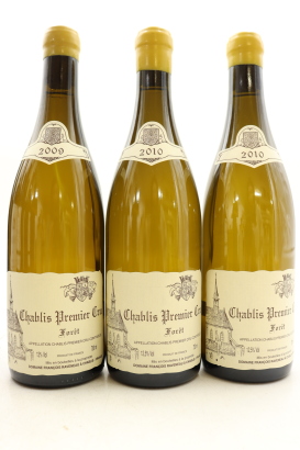 (3) 2009 Domaine Francois Raveneau Foret, Chablis Premier Cru