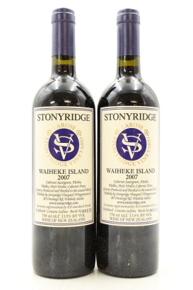 (2) 2007 Stonyridge Vineyard Larose, Waiheke Island