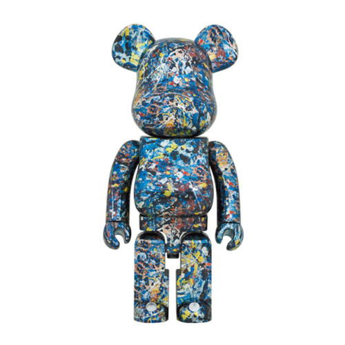 BE@RBRICK 1000% Jackson Pollock (Chrome)