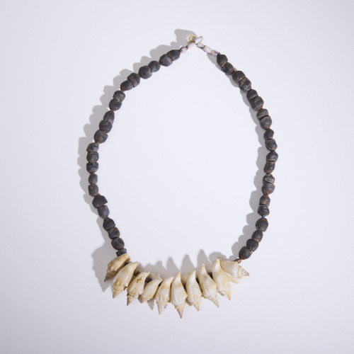 A Shell and Banana Seed Necklace, Papua New Guinea