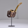 A Finely Carved Wooden Tobacco Pipe by Thomas Heberley - 5