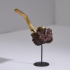 A Finely Carved Wooden Tobacco Pipe by Thomas Heberley - 9