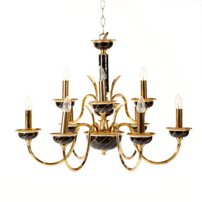 A Hollywood Regency Style Chandelier