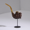 A Finely Carved Wooden Tobacco Pipe by Thomas Heberley - 12