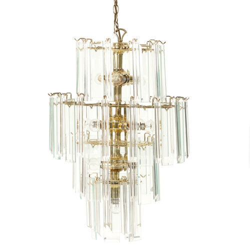 An American Waterfall Chandelier