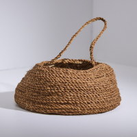 A Plant Fibre Woven Basket