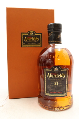 (1) Aberfeldy 21 Year Old Single Malt Scotch Whisky, 40% ABV, 750ml (GB)