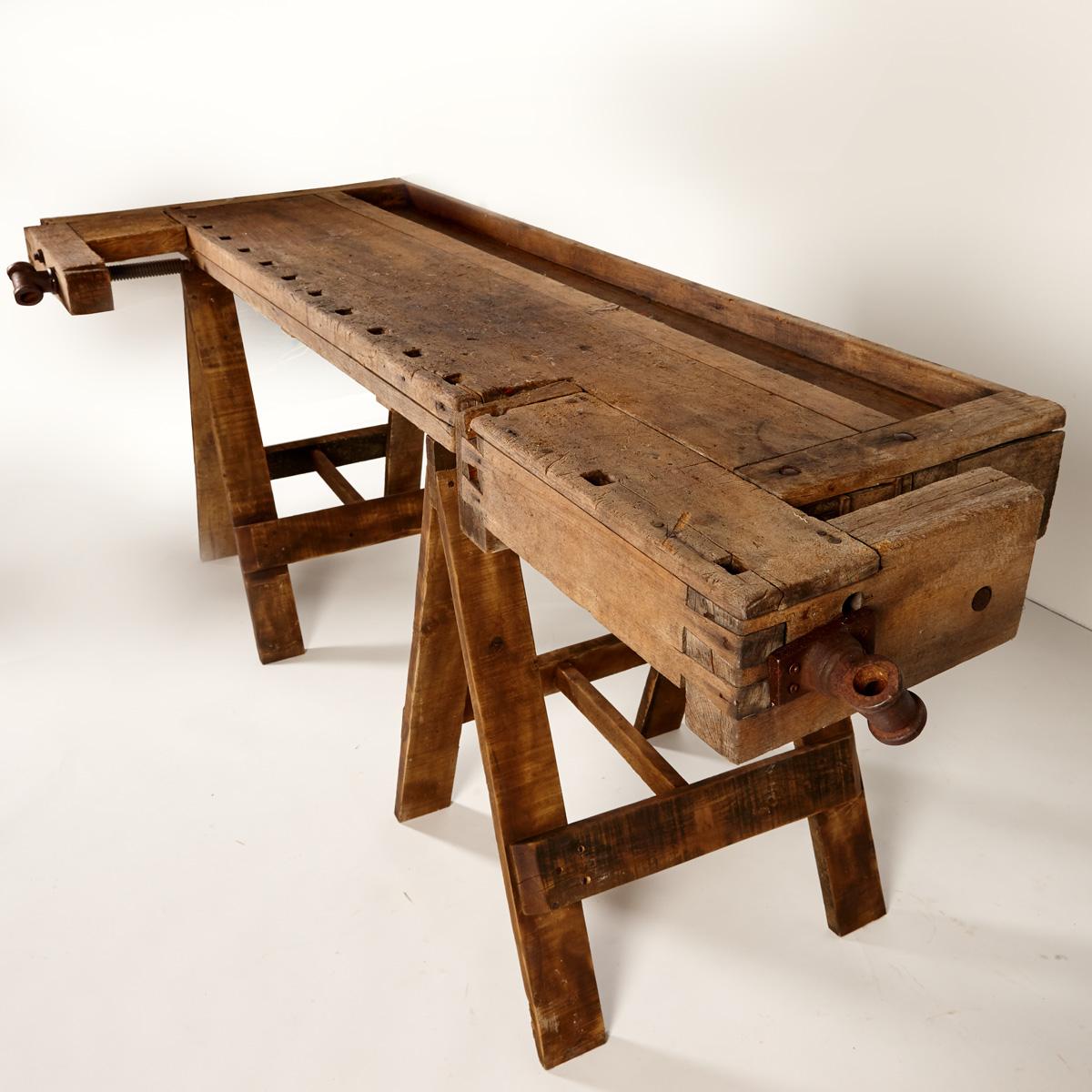 An Antique Dutch Woodworking Bench - Price Estimate: $750 