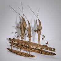 A Model Sailau Outrigger, North Coast Papua New Guinea