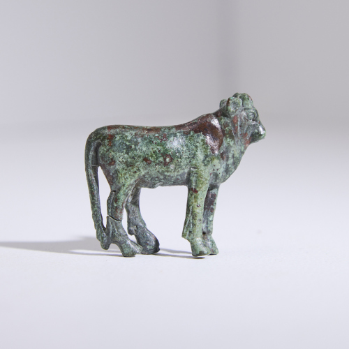 An Ancient Greek Bronze Votive Bull