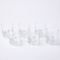 A Set Of Six Heavy Based Spirit Glasses