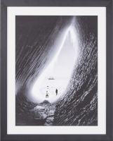 HERBERT G POINTING Grotto In A Berg Print