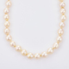 Baroque, 85cm Pearl Necklace with 12ct Yellow Gold / Ruby Clasp