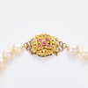 Baroque, 85cm Pearl Necklace with 12ct Yellow Gold / Ruby Clasp - 2