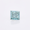 A Loose, .52ct Princess cut, Treated Blue Colour Diamond