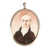 A Sterling Silver Framed Miniature Portrait 