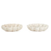 A Pair of Flower-Shaped Marble Bowls