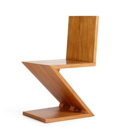 A Contemporary Zig-Zag Chair 