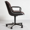 A Set of Six Charles Pollock Executive Swivel Chairs for Knoll - 3