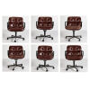 A Set of Six Charles Pollock Executive Swivel Chairs for Knoll - 4