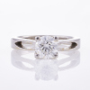 18ct White Gold, 1.02ct Diamond Solitaire Ring