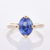 9ct Rose Gold, 2.88ct Oval Sapphire Ring