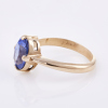 9ct Rose Gold, 2.88ct Oval Sapphire Ring - 2