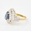 18ct Yellow Gold, 1.57ct Sapphire / 1.10ct Diamond Ring - 2