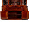 A Georgian Flame Mahogany Breakfront Bookcase - 4