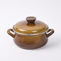 A Small Enamel Casserole